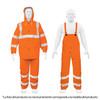 Truper Orange Small Size Safety Suit #17407