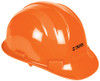 Truper Hard Hats, Ratchet Suspension, Orange Safety Helmet #14292
