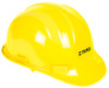 Truper Hard Hats, Ratchet Suspension, Yellow Safety Helmet #14294