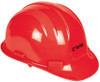 Truper Hard Hats, Ratchet Suspension, Red Safety Helmet #10373