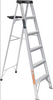 Truper Step Ladders Without Pail Shelf, 3-Step Stepladder #16741