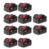 M18 REDLITHIUM XC5.0 Extended Capacity Battery (10 Pk)