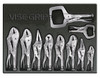 10pc VISE-GRIP Locking Tools in Tray VSG-1078TRAY