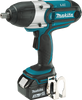18V LXT? Lithium-Ion Cordless 1/2" Sq. Drive Impact Wrench Kit (3.0Ah), Makita-built motor delivers, XWT04S1