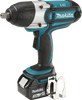 18V LXT? Lithium-Ion Cordless 1/2" Sq. Drive Impact Wrench Kit (3.0Ah), Makita-built motor delivers, XWT041X