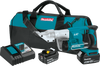 18V LXT? Lithium-Ion Cordless 18 Gauge Straight Shear Kit (5.0Ah),  Makita-built 4-pole motor, XSJ01T