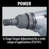 2,500 RPM Torque Adjustable Screwdriver, Six stage, FS2701