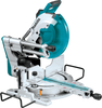 12" Dual-Bevel Sliding Compound Miter Saw with Laser and Stand, Unique 2-Steel, LS1219LX