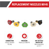 Replacement Spray Nozzles Rated up to 3600 PSI 80145