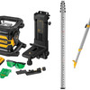 Dewalt DW080LGSK Rotary Laser Kit, 20V MAX*, Tool Connect™, Green Beam