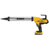 Dewalt DCE580D1 20V MAX* Cordless Sausage Pack Adhesive Gun Kit (300–600ml)