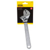 Adjustable Wrench, 10 in Long, 1-1/4 in Opening, Chrome (87-471)