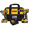 Dewalt DCK287D1M1 20V MAX* XR Brushless Hammer Drill/Driver & Impact Driver Combo Kit