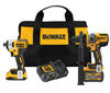 20V MAX* BRUSHLESS CORDLESS 2-TOOL KIT INCLUDING HAMMER DRILL/DRIVER WITH FLEXVOLT ADVANTAGE DCK2100D1T1