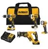 Dewalt DCK487D1M1 20V MAX* XR Brushless Cordless 4‑Tool Combo Kit