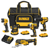 20V MAX* CORDLESS 5-TOOL COMBO KIT WITH CONTRACTOR BAG DCKSS521D2