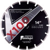 Diamond Vantage X100 12 x 110 x 1/20mm Asphalt, Heavy Duty Grade, Segmented Blade