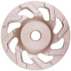 Diamond Vantage 4-1/2 x 5/8-11 inch Turbo Fan L Shape Cup Wheel, X1 Heavy Duty Grade (1 Bond)