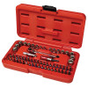 SPLINE SOC SET 1/4" DR, 60 PC