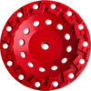 Diamond Vantage 5" x 5/8-11", S Cup Wheel, X3 Supreme Grade #120/140, w/ Longer Hub (13.5mm)