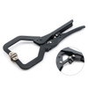 LockJaw Self-Adjusting 7" C-Clamp with Swivel Pad Pliers