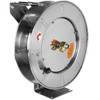 Milton? Industrial Stainless Steel Hose Reel Retractable, 1/2" NPT, Hose Capacity 25', 35', and 50', 300 PSI