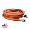 Milton? Industrial Jackhammer 50Âƒ?? Red Rubber Air Hose w/ 3/4" Crimped