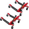 Wheel Dolly, 2pcs Car Dolly, 1500 Lbs Capacity Car Jack Dolly, 12'' Wheel Jacks for Cars, Vehicle Positioning Hydraulic Tire Jack, Heavy Duty Ball Bearings Skate for Vehicle Car Auto Repair