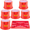 Trailer Jack Block Trailer Stabilizer 6PC HDPE RV Block with EPV Cushion