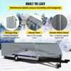 Pop Up Camper Cover Pop Up RV Cover Fit for 12-14 ft Long Trailers