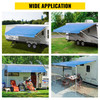 Awning Replacement Fabric Canopy 15' For RV Camper Trailer Ocean Blue Fade 15 ft