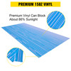 Awning Replacement Fabric Canopy 15' For RV Camper Trailer Ocean Blue Fade 15 ft