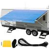 Awning Replacement Fabric Canopy 15' For RV Camper Trailer Ocean Blue Fade 15 ft