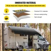 RV Awning Fabric RV Camper Trailer Replacement Fabric 20 ft Charcoal Fade