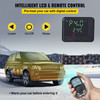 8KW Diesel Air Heater, 10L Tank, Diesel Heater 12V, Muffler, Diesel Parking Heater with LCD Switch and Remote Control, Fast Heating for Truck, Boat, Car Trailer, Campervans and Caravans