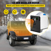 Diesel Air Heater 8KW Parking Heater 12V Truck Heater, One Air Outlet, with Black LCD Switch, Remote Control, Fast Heating Compact Diesel Heater, For Car, RV Truck, Boat, Campervans, Caravans