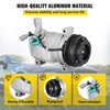 AC Compressor 78363 Front Air Conditioning Compressor A/C Compressor for 2000-2014 Cadillac Chevy GMC Hummer 4.8L 5.3L 5.7L 6.0L 6.2L 8.1 (For 2000-2014 Chevy)
