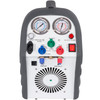 Refrigerant Recovery Machine 1/2HP AC Refrigerant Recycling Machine HVAC 558psi Refrigerant Recovery Unit Air Conditioning Repair Tool (Grey)