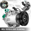 CO 10980C Universal Air Conditioner AC Compressor 2007 2008 2009 2010 For Kia Rio Rio5 1.6L 2006-2011 97371 977011G010