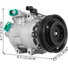 AC A/C Compressor Fits 2007 - 2009 Kia Spectra / Spectra5 L4 2.0 DOHC