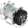 Brand New Premium Quality AC Compressor & A/C Clutch Replaces Sanden 4663 Style