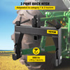Category 1 And 2, 3 Point Quick Hitch,  3000 LB Heavy Duty Alloy Steel Tractor Quick Hitch, No Welding Needed, 5-level Adjustable Top Hook