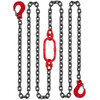 Chain Sling - 5/16" X 5' Double Leg Lifting Chain Powder Coating 3t/6600lbs