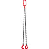 Chain Sling - 5/16" X 5' Double Leg Lifting Chain Powder Coating 3t/6600lbs