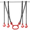 13 Foot Lifting Chain Sling Four Leg Hook Chains Alloy Steel Grade 80 Top