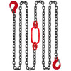 2/5 5ft G80 Lifting Chain Sling Double Leg