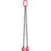 2/5 5ft G80 Lifting Chain Sling Double Leg