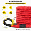 Kinetic Energy Recovery Rope Tow Rope 1"x31.5' 33500 LBS w/ Carry Bag Red
