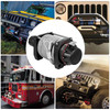 Industrial Hydraulic Winch 20,000lbs, Hydraulic Anchor Winch with 24m Strong Steel Cable, Hydraulic Drive Winch Adapter Kit, Utility Winch with Mechanical Lock for Tacoma Yukon Hummer, etc.