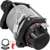 Industrial Hydraulic Winch 20,000lbs, Hydraulic Anchor Winch with 24m Strong Steel Cable, Hydraulic Drive Winch Adapter Kit, Utility Winch with Mechanical Lock for Tacoma Yukon Hummer, etc.